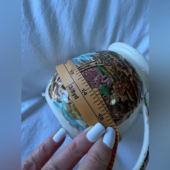 Vintage Sadler English China | The Old Mill Cream Pitcher | Vibrant - Picture 2 of 8